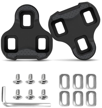 MZYRH Bike Cleats Kompatibel mit Look KEO Cleats | 4,5 Grad Float, Fahrradstollen Set für Indoor & Road Cycling