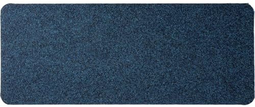 ANRO Schuhparkplatz Fußmatte rutschfest Fußabtreter Schmutzfangmatte Indoor Sauberlaufmatte schmal Abtropfmatte für Eingang Uni Blau 30 x 75 cm