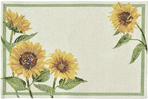 Sander Gobelin Tischset/Placemat - Solea, 32 x 48 cm - Sonnenblumen