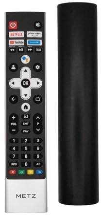 Original Metz N030107-002014-001 / N030107002014001 Fernbedienung passend für Blue Smart-TV-Serien