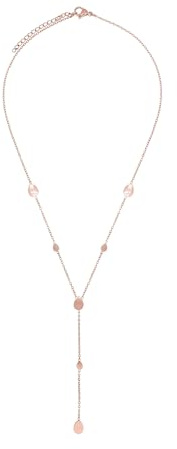 Heideman Y-Halskette Damen Nirella Edelstahl 41+5cm | Filigrane Kette mit Plättchen-Anhänger, Layering-Look, alltagstauglich, schöne Geschenkidee zum Valentinstag oder Geburtstag