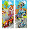 Lemare Deko-Vorhänge Digitaldruck | Kinderzimmer | Autos | Dicker Vorhang Blickdicht | 2 STK. 145x260 cm
