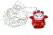 Miniblings Glückskatze Winkekatze Maneki-Neko Kette Halskette 80cm Manga 30mm - Handmade Modeschmuck - Kugelkette versilbert