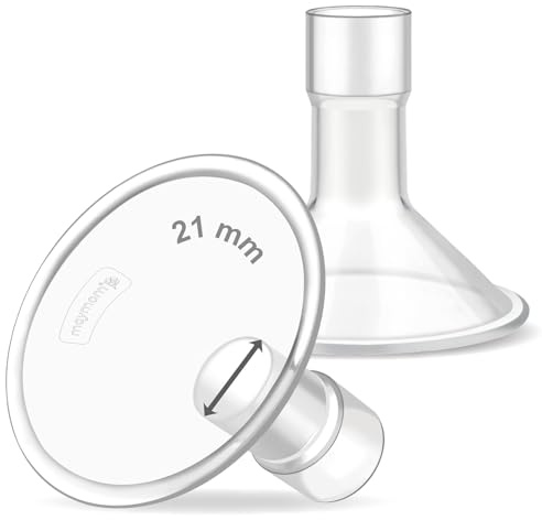 Maymom MyFit 21mm Shield (2pc) Compatible w Maymom Widemouth Connector Not Original Spectra S2 Accessories Spectra S1 Not Original Spectra Pump Parts Spectra Flange