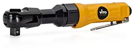 VITO Cricchetto ad aria compressa 12,5 mm (1/2) 6,3 bar, consumo di aria circa 113 l/min, retromarcia, 160 giri/min, per spazi ristretti con coppie fino a 81 Nm