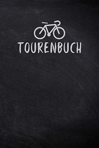 Tourenbuch: Fahrrad Tourenbuch: Sorgfältig gestalteter Notizbuch für schnelle, individuelle Einträge von Radtouren und Informationen zu deiner Strecke. Der handliche Begleiter für den Fahrrad Ausflug.