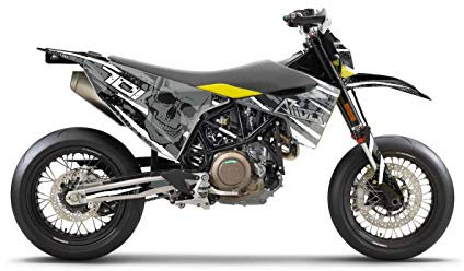 ARider Dekor für Husqvarna 701 2016-2021 Skull Edition (Weiß)