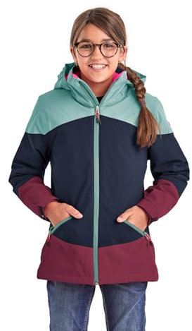 killtec Mädchen Outdoorjacke/Funktionsjacke mit Kapuze KOW 195 GRLS JCKT, dunkelnavy, 164, 38510-000