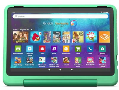 Kindgerechte Hülle von Amazon für das Fire HD 10-Tablet, mintgrün | Für Kinder ab 6 Jahren | Nur kompatibel mit Tablets der 13. Generation (2023)