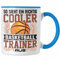 Trendation - Basketball Trainer Tasse Geschenk Lustig Spruch So Sieht Ein Richtig Cooler Basketball Trainer Coach Aus (Blau)