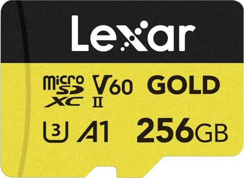 Lexar microSDXC Gold Series UHS-II 256GB V60, LMSGOLD256G-BNNNG