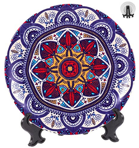 PRETYZOOM piatto decorativo da parete vassoi antipasto dessert ciotola di pasta piatti a base di pizza piatto di piatti in porcellana per snack cibo decorare ceramica piatto da cena vassoio