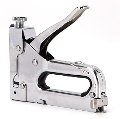Staple Gun,Staple Gun for Wood Upholstery Staple Gun Oil Painting Woodworking Frame Manual Heavy Duty Nail Stapler Kit for Interior Decoration Crafts Carpentry