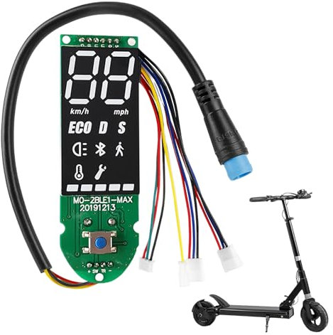 Vegena Elektroroller Dashboard,Scooter Dashboard,Elektroroller-Armaturenbrett,Elektroroller Bildschirm Dashboard Für M365 Pro 2,Elektroroller,Skateboards & Scooter
