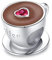 Abalorios Charms Colgantes de Taza de café Plata de Ley 925 con Compatible con Pulsera, Charms para Mujer