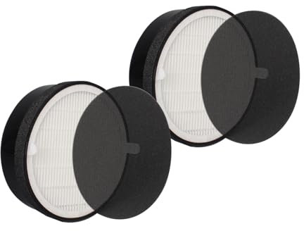 KENSHIRE LV-H132 air purifier filters replacement compatible with LEVOIT LV-H132-RF air purifier H13 true HEPA filters | activated carbon filters