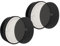 KENSHIRE LV-H132 air purifier filters replacement compatible with LEVOIT LV-H132-RF air purifier H13 true HEPA filters | activated carbon filters