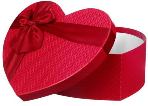 Healvian Hochzeit Geschenkbox Herzform 9X8X3.5 Große Leere Geschenkkarton Für Geldgeschenke Und Erinnerungen
