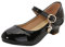 Scarpe da principessa da bambina con tacco alto, Mary Jane Party Pumps, scarpe singole per bambini, scarpe da ballo in pelle, scarpe da ballo per bambini, scarpe in pelle, Aa-nero., 38