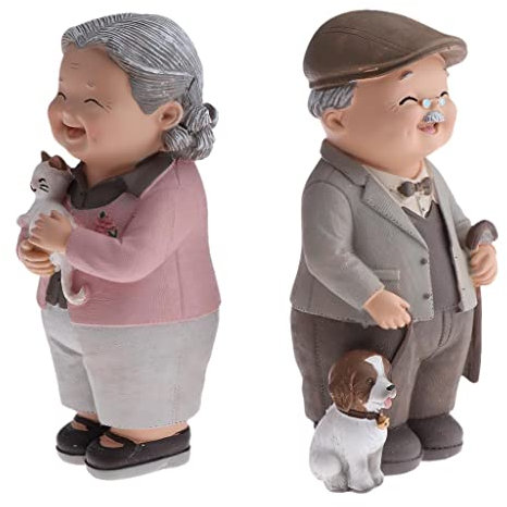 Lover Couple - Casa de muñecas de hada en miniatura, paisaje M, 1 par