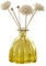 10 X 11cm Aroma Diffuser Empty Bottle, Glass Decorative Vase Jars Oil Diffusers Containers Fragrance Accessories for DIY Replacement Reed Diffuser Sets Essential Oils Craft Decoration (Yellow)