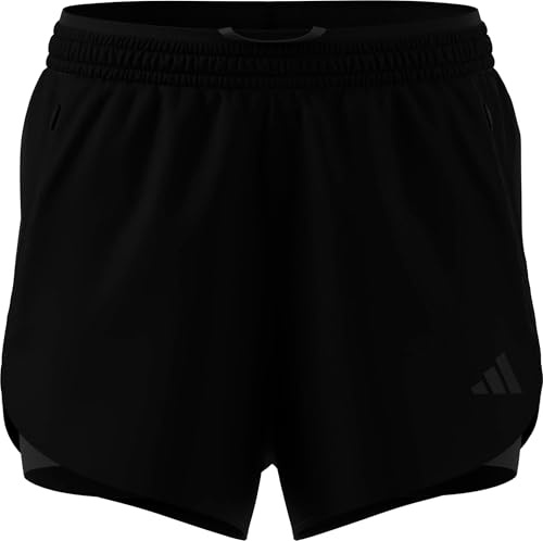 adidas Damen D4T Workout Go to 2In1 Shorts, Black, M