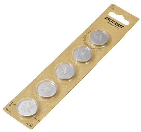 VOLTCRAFT Knopfzelle CR 2430 3V 5 Stück 290 mAh Lithium VC-16107965