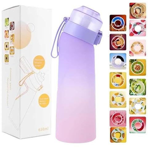 650 ml Sport-Wasserflasche mit Kapseln in 14 Geschmacksrichtungen. Das Tritan-Material hat keine Angst vor hohen Temperaturen, und der natürliche Fruchtgeschmack macht Trinkwasser sicher und