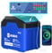 DCHOUSE 12V 100Ah 3.0 Trolling Motor Marine Battery, Bluetooth & Low Temp Cut-Off with SOC Status Indicators, USB-A, DC Ports, Built-in 100A BMS, Up to 15000 Cycles