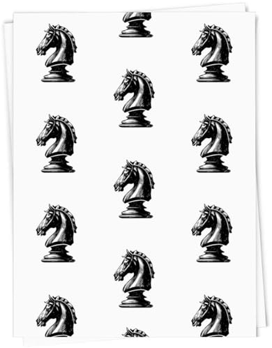 Azeeda 5 x A1 'Ritter Schachfigur' Geschenkverpackung/Papierrolle (GI00118940)