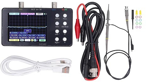 Osciloscopio digital Monitor de forma de onda LCD profesional de 2 canales con frecuencia de muestreo de 50 M Ancho de banda analógico de 10 MSa/S Profundidad de almacenamiento de 20