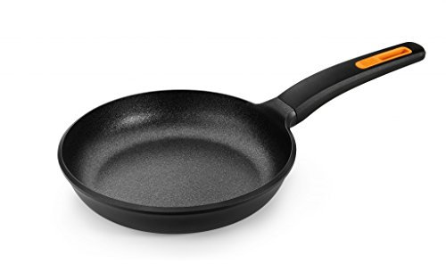 Braisogona Efficient Plus - Sartén de aluminio fundido, color negro, aluminio fundido, negro, 30 cm