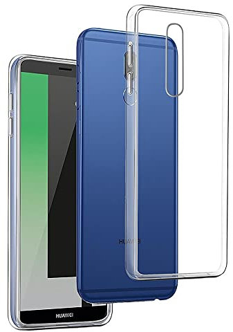Electrónica Rey Cover in Gel TPU Trasparente per Huawei Mate 10 Lite - Huawei G10 - MAIMANG 6 - Huawei Nova 2i, Ultra Sottile 0,33 mm, Morbido Flessibile, Custodia Silicone