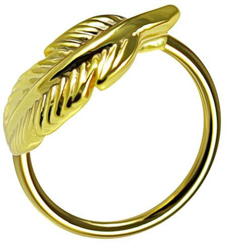 Monster Piercing Nasenring, vergoldet, eloxiert, Tribal-Anker, 16 Gauge – 8 mm, 316L Chirurgenstahl, Creolen, Ohrknorpel, Daith, Tragus, Helix, Nasenring, Legierter Stahl