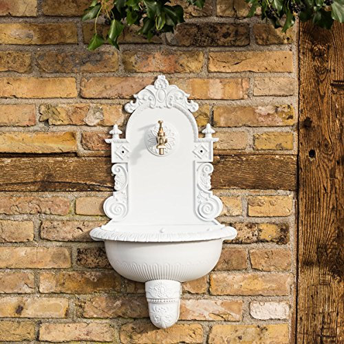 antikas – Lavabo avec raccordement tuyau, fontaine de jardin, lavabo, zapfstelle