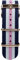 Sailor Damen Herren Nylon Armband Port Side blau-weiß-rosa BSL101-2012-20, Breite Armband:20mm (normal), Farbe Edelstahl:Rosègold