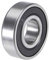 sourcing map 6203-2RS Rillenkugellager 17mm x 40mm x 12mm Kugellager Bearing Skateboard Bearings Skateboard Kugellager Rollenlager Doppelt Versiegelt Chromstahl P5(ABEC5)