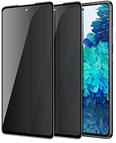 für Samsung Galaxy S20 FE / S20 FE 2022 Sichtschutz Folie, [[2 Stück]] Anti Spy Displayschutzfolie,Privatsphäre Schutzfolie 9H Härte Gehärtetes Glas Folie Blasenfrei Blickschutzfolie