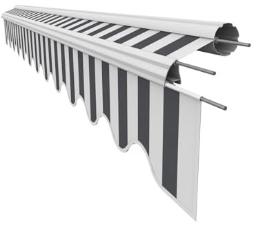 VANA SPD023 - Tessuto per tende da sole, 3,5 x 3 m, colore: Bianco