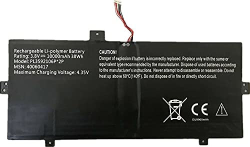 Bestome MLP3592106P*2P 40060417 Ersatz Akku Kompatibel mit Medion Akoya E2221T E2225T E2227T E2228T E4241 E4242 3.8V,38Wh/10000mAh