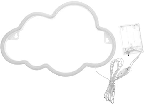 SOLUSTRE 1 Satz Wolke Leuchtreklame Led-neon Innendekoration Batterie Geführt Dekoratives Licht Lichter in Wolkenform Neonlicht An Der Hauswand Led-cloud-neonlichter Drinnen Stk Wandlampe