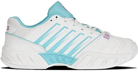 K-Swiss Damen Bigshot Light 4 Sport Shoe, Weiß/Blau, 37.5 EU