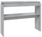 vidaXL Table Console Table d'Appoint Meuble d'Entrée Table sous Miroir Meuble de Couloir Intérieur Sonoma Gris 102x30x80 cm Bois d'Ingénierie