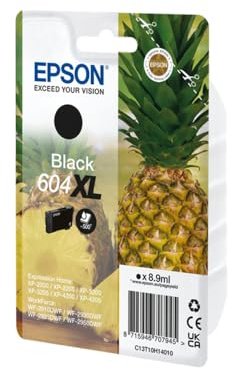 Epson 604XL - High Capacity - Black Ink Cartridge for XP-2200, XP-3200, XP-4200, WF-2910, WF-2930, WF-2950, C13T10H192, Large