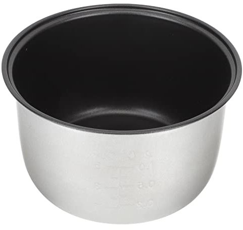 Cabilock 2L Fornello di Riso Domestico Pentola Interna di Ricambio Inserto Fodera Antiaderente Riso Fornello Elettrico Accessori Pentola Fornello Elettrico Accessorio- Argento