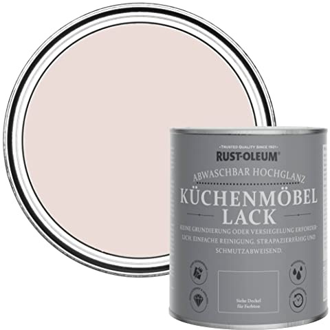 Rust-Oleum Pink Kitchen Cupboard Paint in Gloss Finish - Elbow Beach 750ml