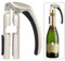 Décapsuleur de champagne - Tire-bouchon de vin mousseux - Tire-bouchon professionnel pour bouteille de vin mousseux - Argenté