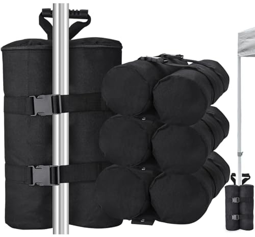 240 lbs Canopy Weights Sand Bags Set of 4,1680D Heavy Duty Plus Size Canopy Weight Bags Pop up Canopy Tent, Instant Outdoor Sun Shelter, Patio Umbrella