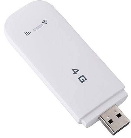 Vikye 4G LTE-Adapter, 100 Mbit/S High-Speed-Wireless-Netzwerkadapter High-Speed-USB-WLAN-Hotspot Unterstützt Hotspot-Modem-Stick
