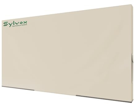 SYLVOX Outdoor TV Abdeckung, 600D TV Abdeckung für 70 bis 75 Zoll Fernseher, Wasserdicht, Wetterfest und Staubdicht TV Bildschirm Abdeckung mit Fernbedienungstasche, Perfekt für Outdoor TV Schutz